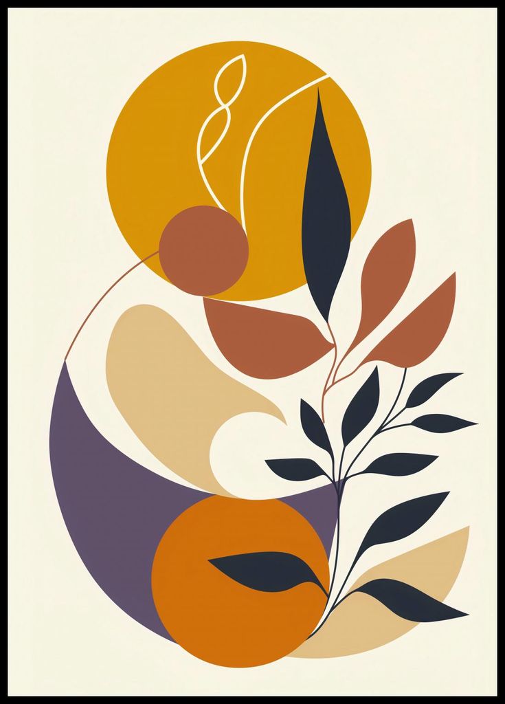 Plakat 64x90cm Harmonie der Natur