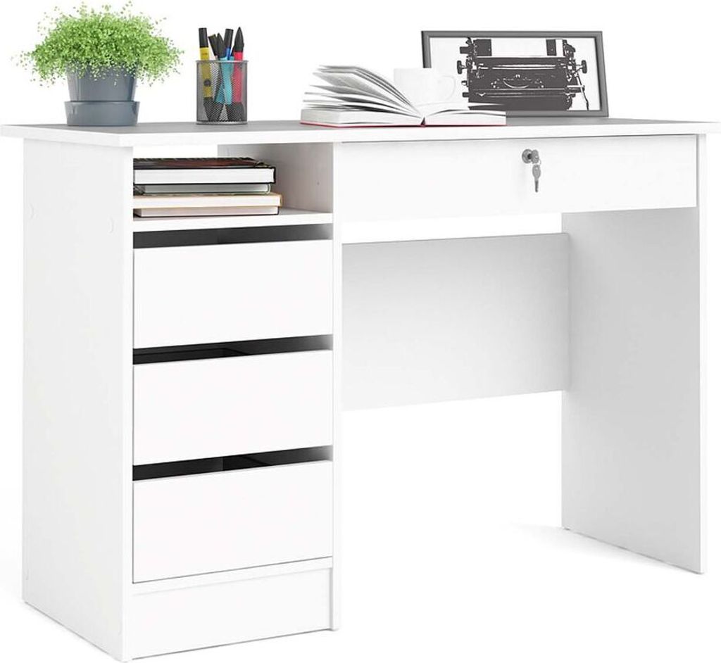 Function Plus Schreibtisch Weiß Produktbild 2