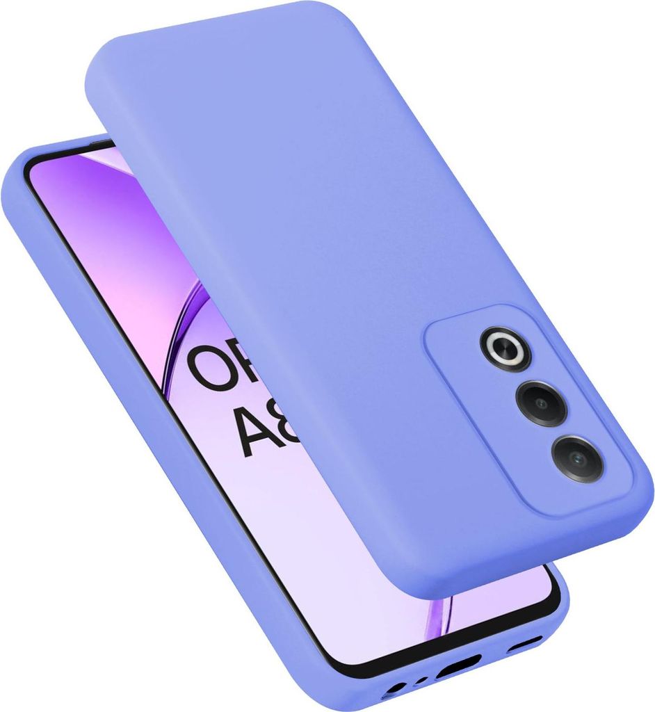 Cadorabo Hülle für Oppo A80 Hülle Silikon Handyhülle Case aus flüssigem Silikon, Kratzfeste und stoßfeste Schutzhülle für Oppo A80