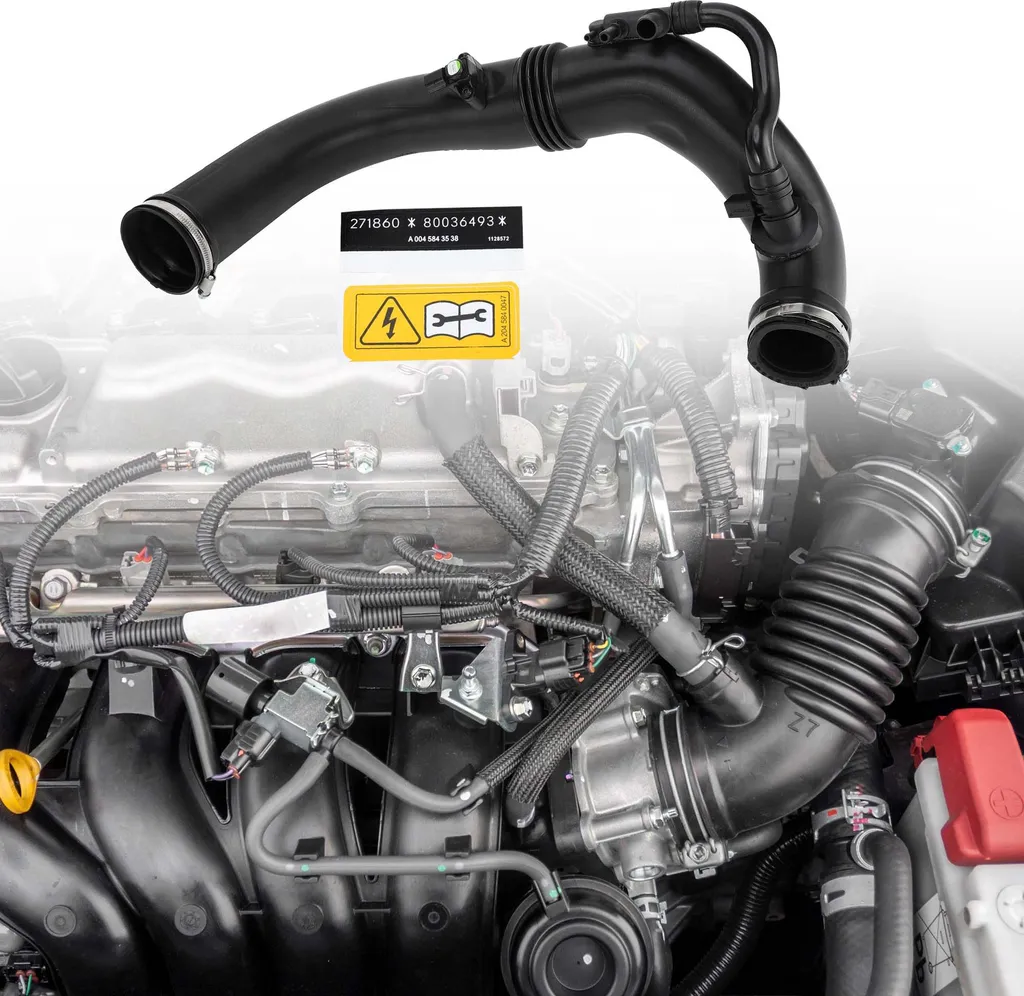 Conduit d'aspiration d'air avec capteur pour Mercedes Classe C Sport