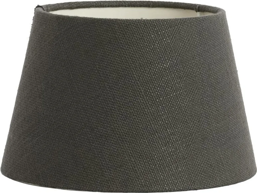 Abat-jour LIVIGNO Anthracite 20-15-13 cm - Finition Textile Haut de Gamme