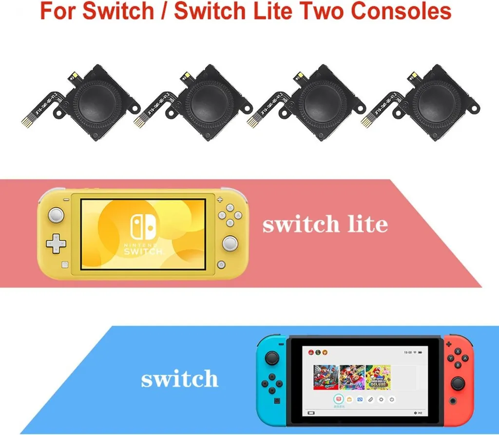 Kit Riparazione Joy-Con Switch TMR - Qualità Certificata e No Drift - 5