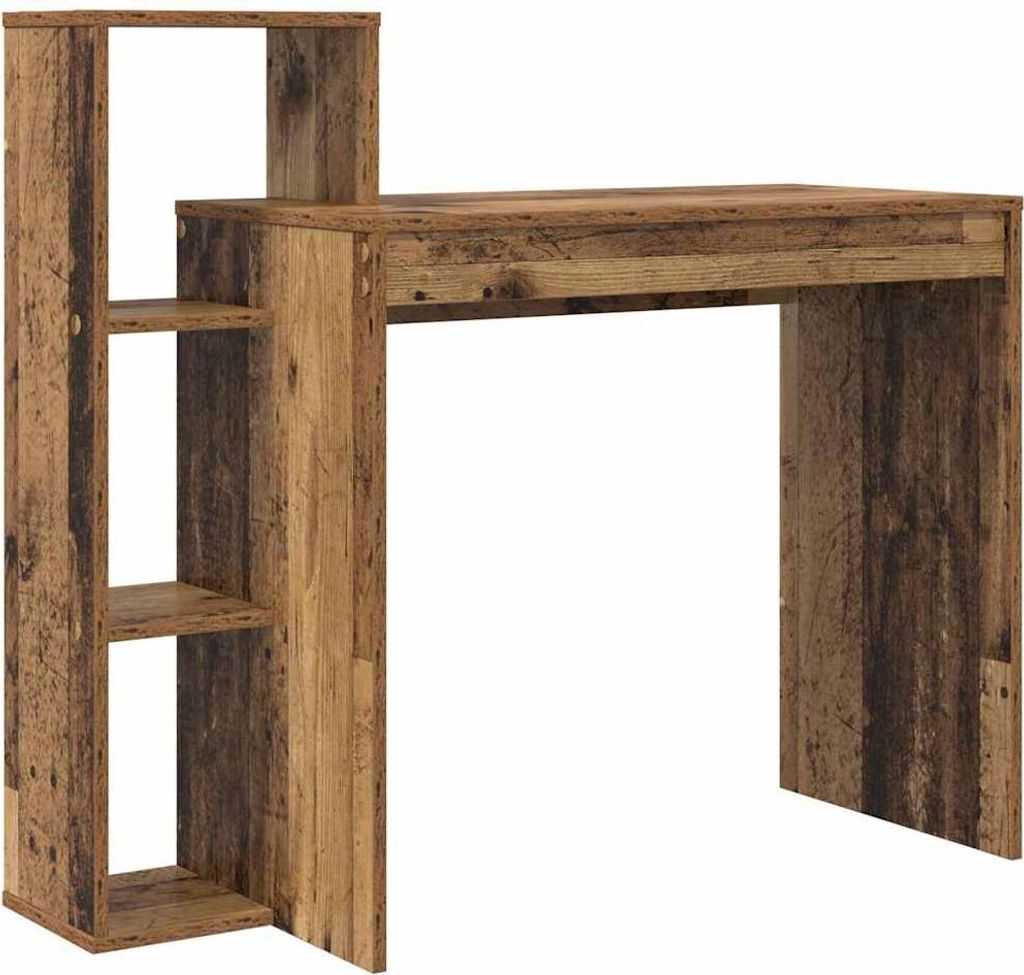 "im SALE"Schreibtisch mit Regal Altholz 100x40x90 cm Holzwerkstoff - Schreibtische NeuMöbel92510