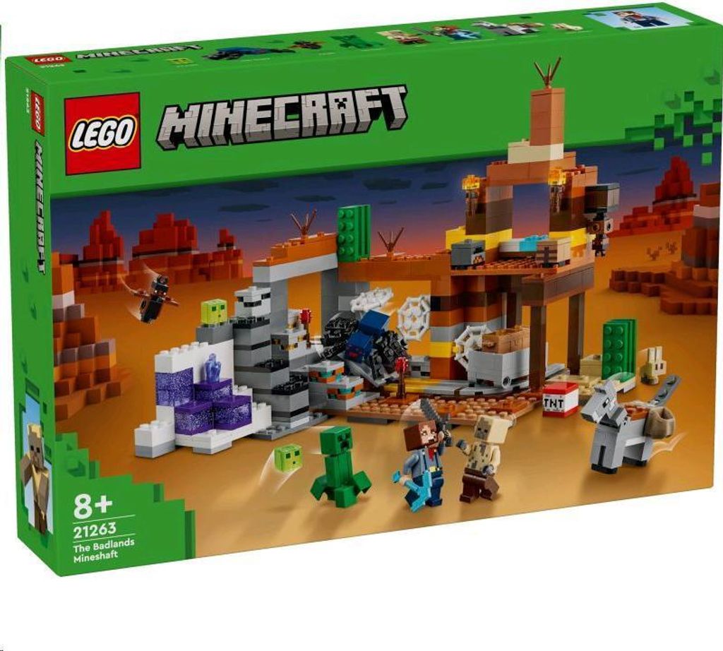 LEGO® Minecraft™ 21263 Kopalnia na złych terenach Zdjęcie produktu 