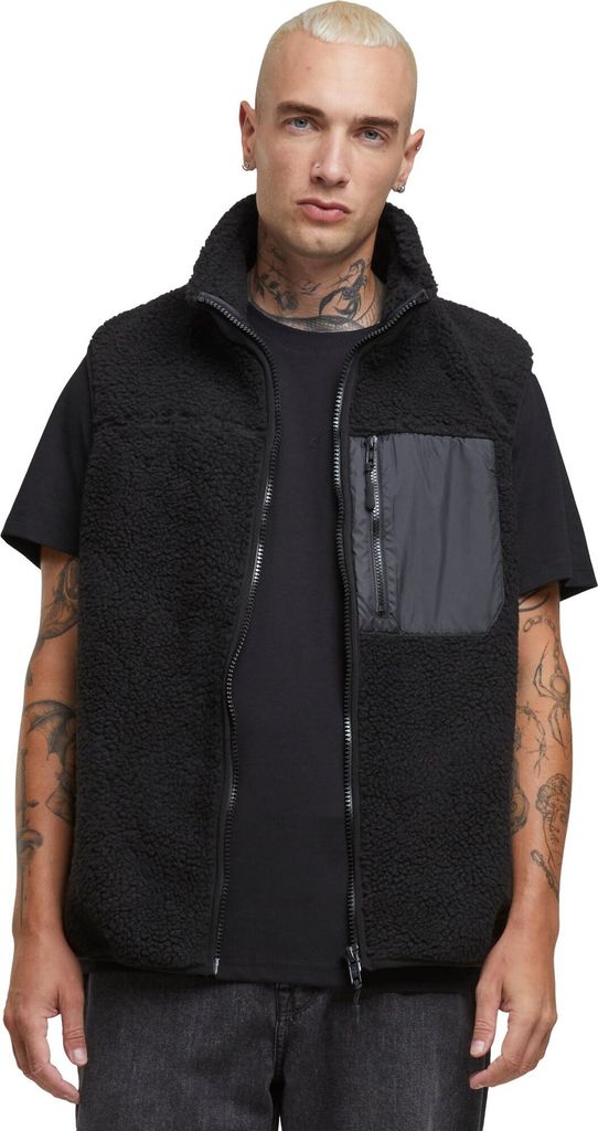 Urban Classics Sherpa Vest black S