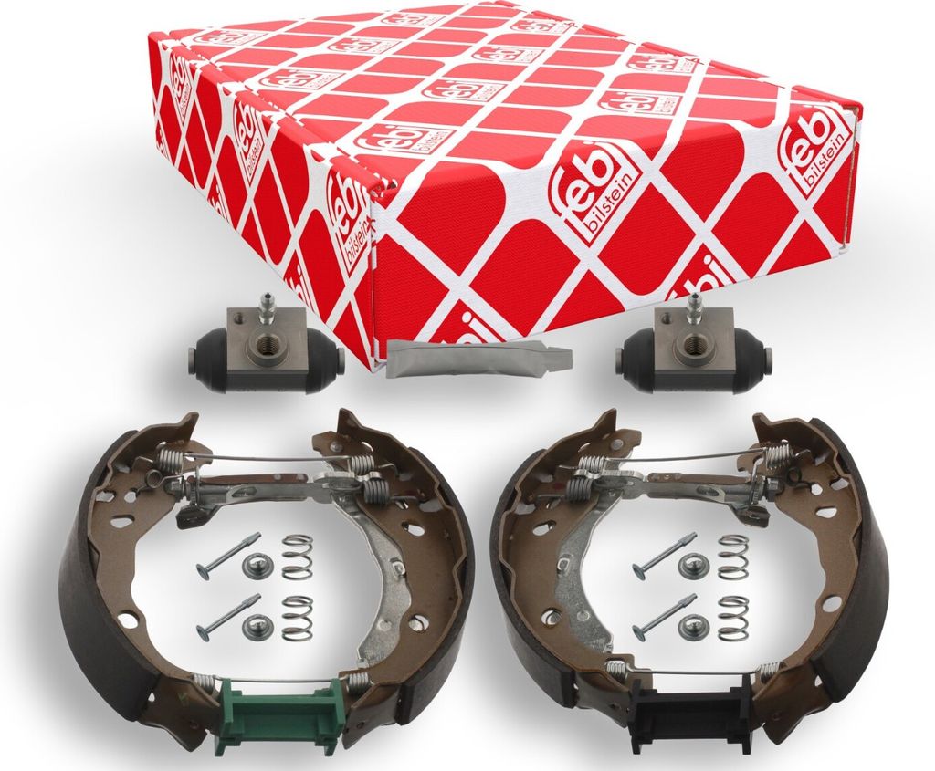 Febi Bremsbackensatz Trommelbremsen Set Hinten passend für PEUGEOT 1007 (KM) 37548