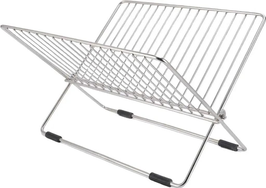 Support Égouttoir Vaisselle Inox pour Studio et Cuisine Gain de Place