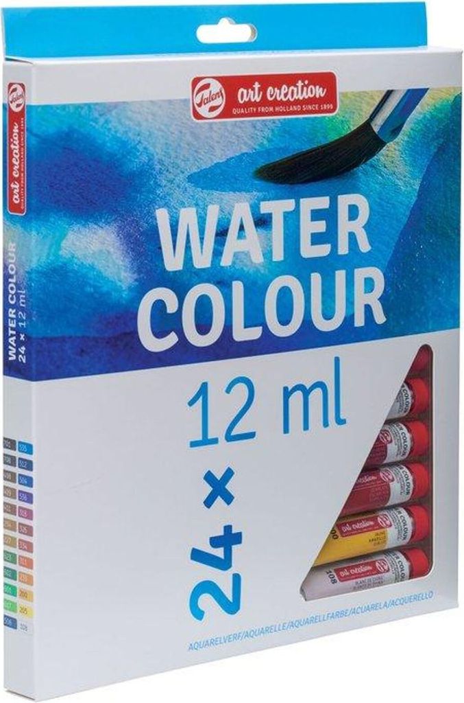 Talens Art Creation - Art Creation aquarelverf 12 ml, Satz van 24 Tuben, assorti