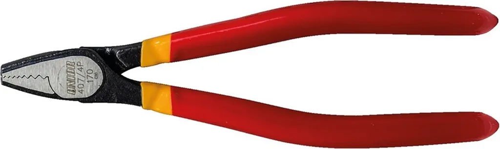 Pince à visser Unior 407/4PR rouge - Acier forgé et poignée ergonomique
