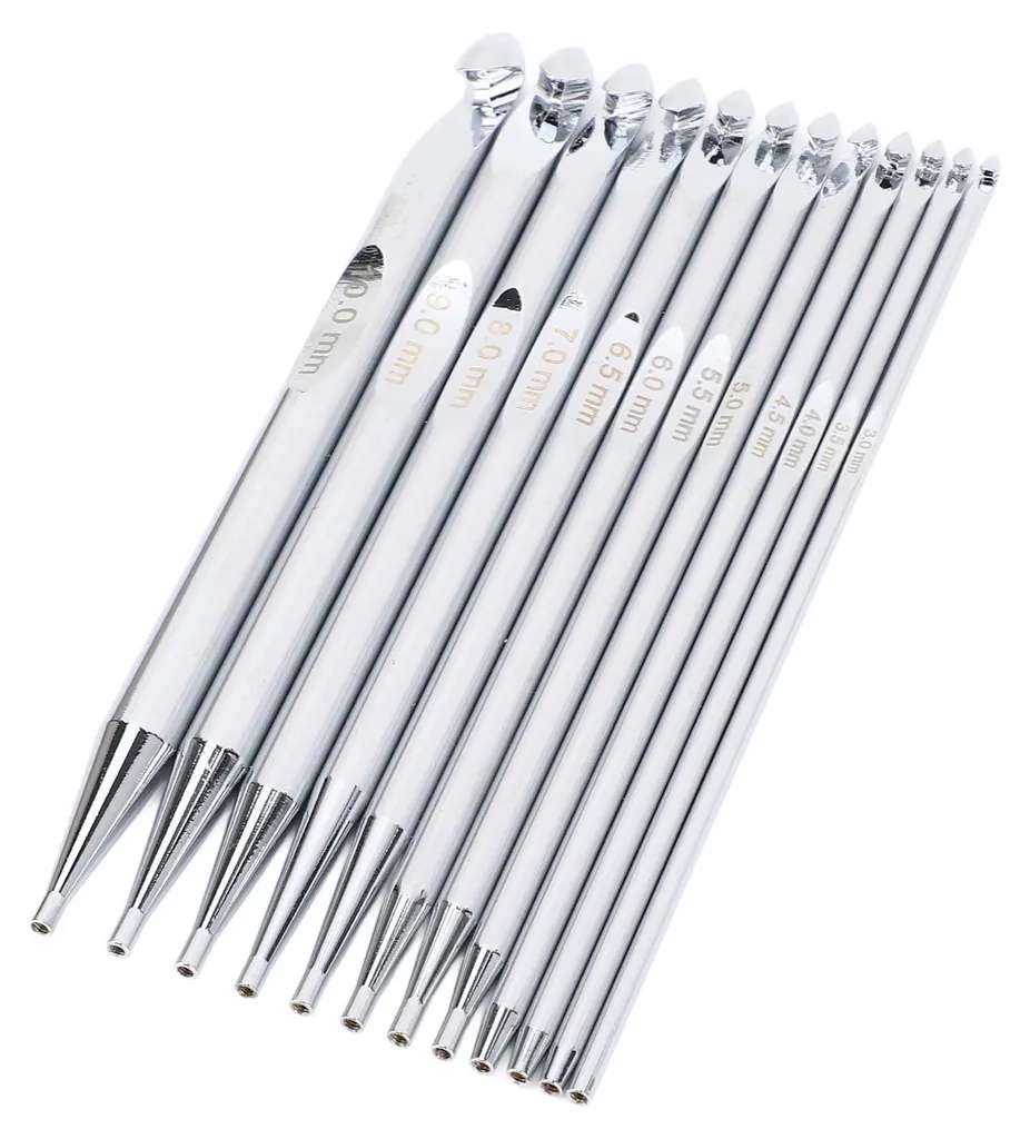 Kit Aiguilles Circulaires Interchangeables - 12 Tailles de 3mm à 10mm - 20