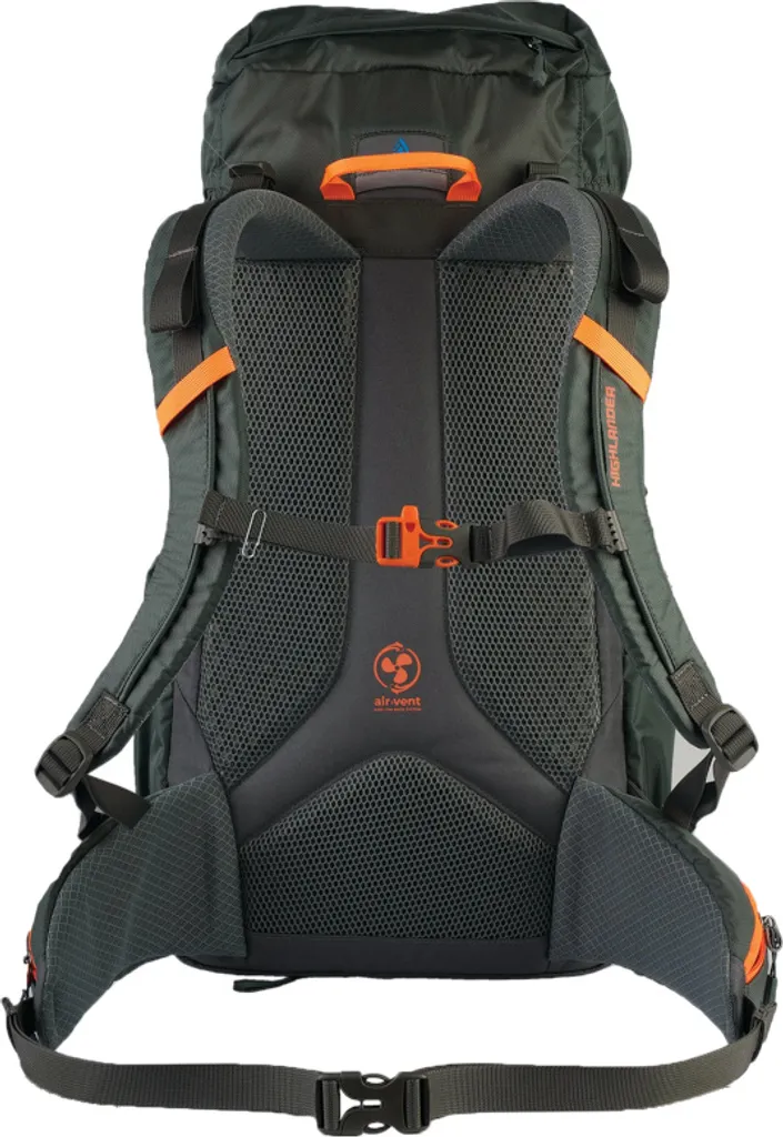 Sac à dos Highlander Ivar 40L avec bretelles ajustables Gris Acier