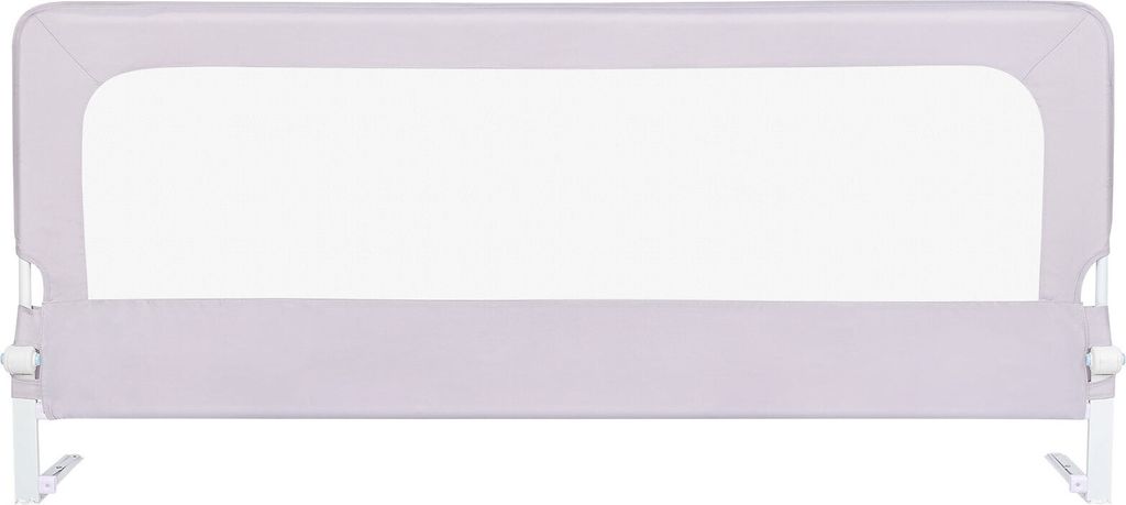 200cm Bettgitter Bettschutzgitter für Kleinkinder Babys und Kinder Höhenverstellbar 70cm hoch (Grau,1 Seite)