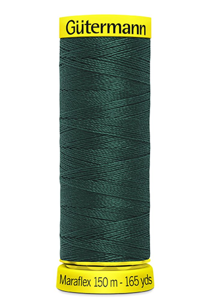 Gütermann Maraflex, No.120, für hochelastische Nähte, 150 m 472 Dunkelgrün