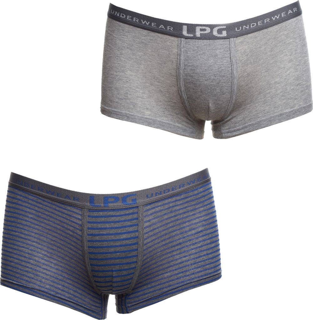 Le Petit Garçon 2er-Pack Boxershorts aus atmungsaktivem Stoff mit anatomischer Vorderseite LP1017 für Jungen