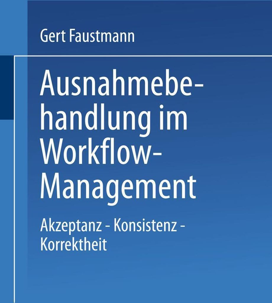 Ausnahmebehandlung im Workflow-Management