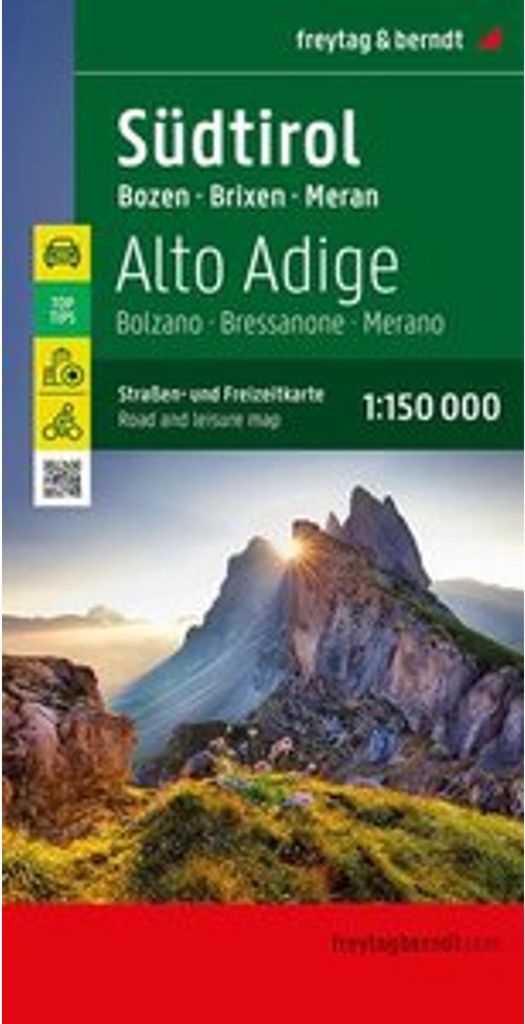 freytag & berndt Straßenkarte Südtirol 1:150.000 Produktbild 