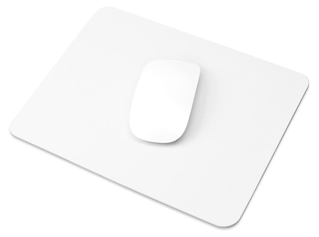 Hochwertiges Mauspad aus Kunstleder, 250 mm x 200 mm, schlankes Mauspad für Computer, Laptop und Zubehör, wasserdichtes rechteckiges Mauspad mit ...