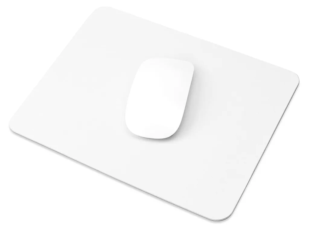 Tapis de souris antidérapant et imperméable, fini les glissements (Blanc)