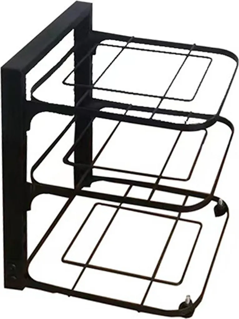 Solution anti-désordre : Support de cuisine multicouche 45x24cm - 4
