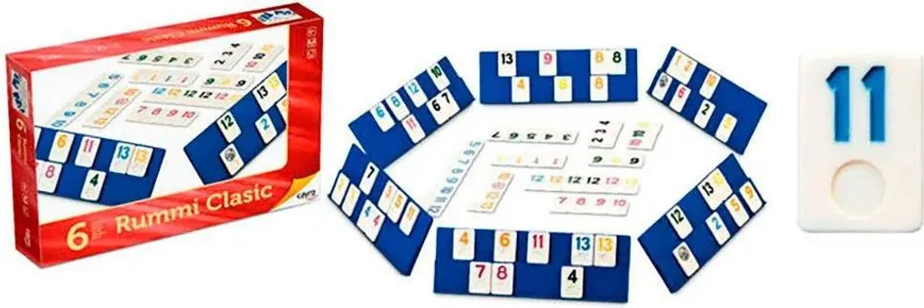Rami Classic Cayro : Jeu de Table Durable avec Tuiles Indestructibles