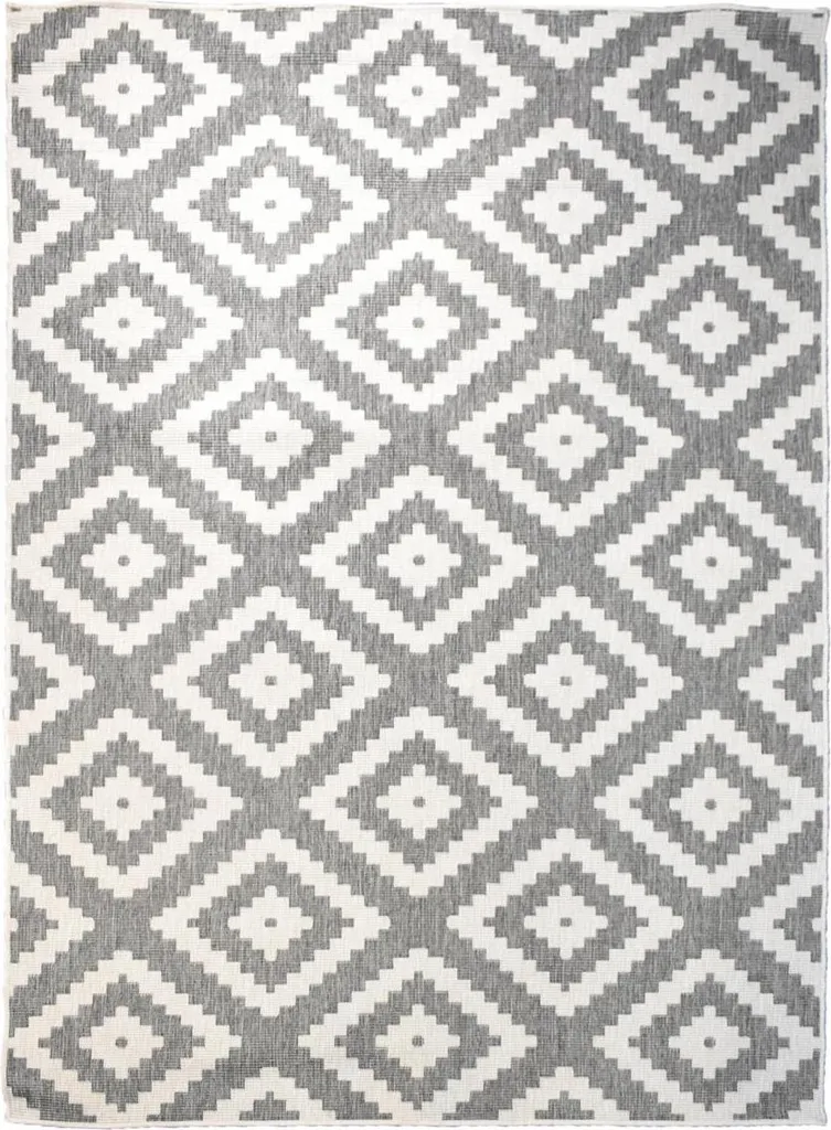 Tapis de balcon réversible ROMA - Idéal pour salon de jardin et terrasse