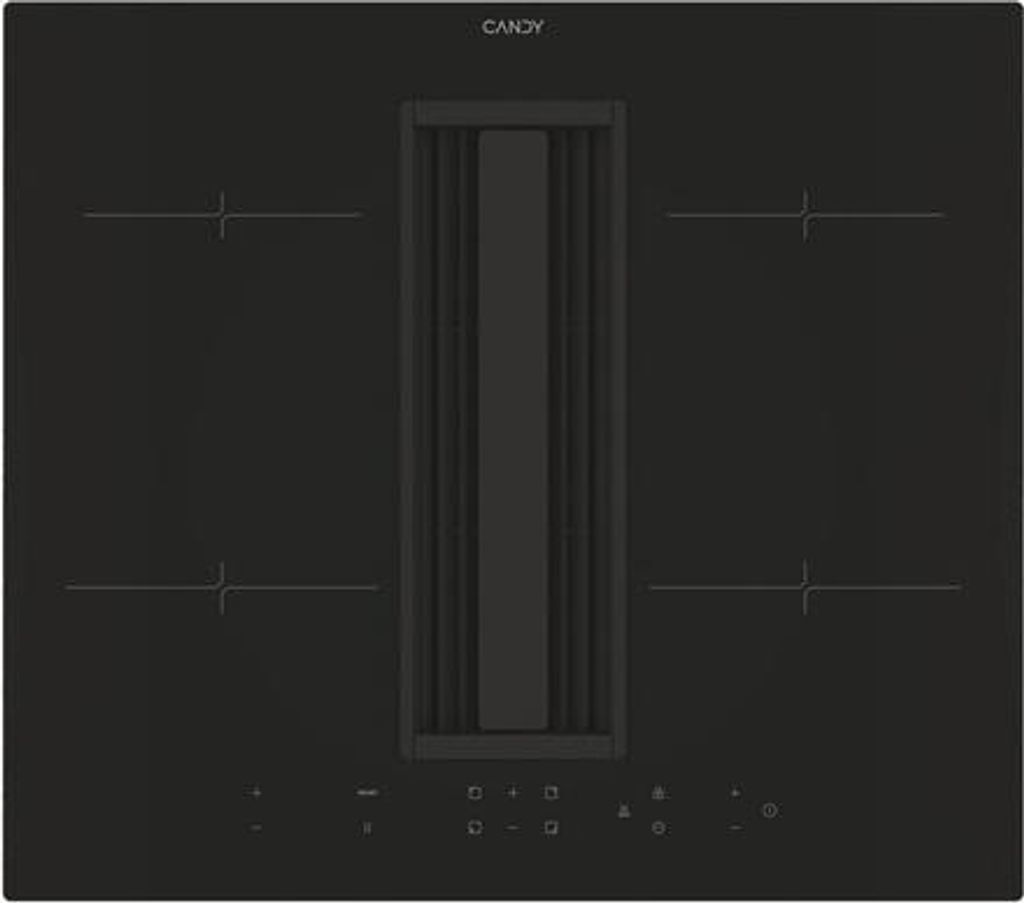 Candy CIH6I4CE, Schwarz, Integriert, 60 cm, Zonen-Induktionskochfeld, Glaskeramik, 4 Zone(n)