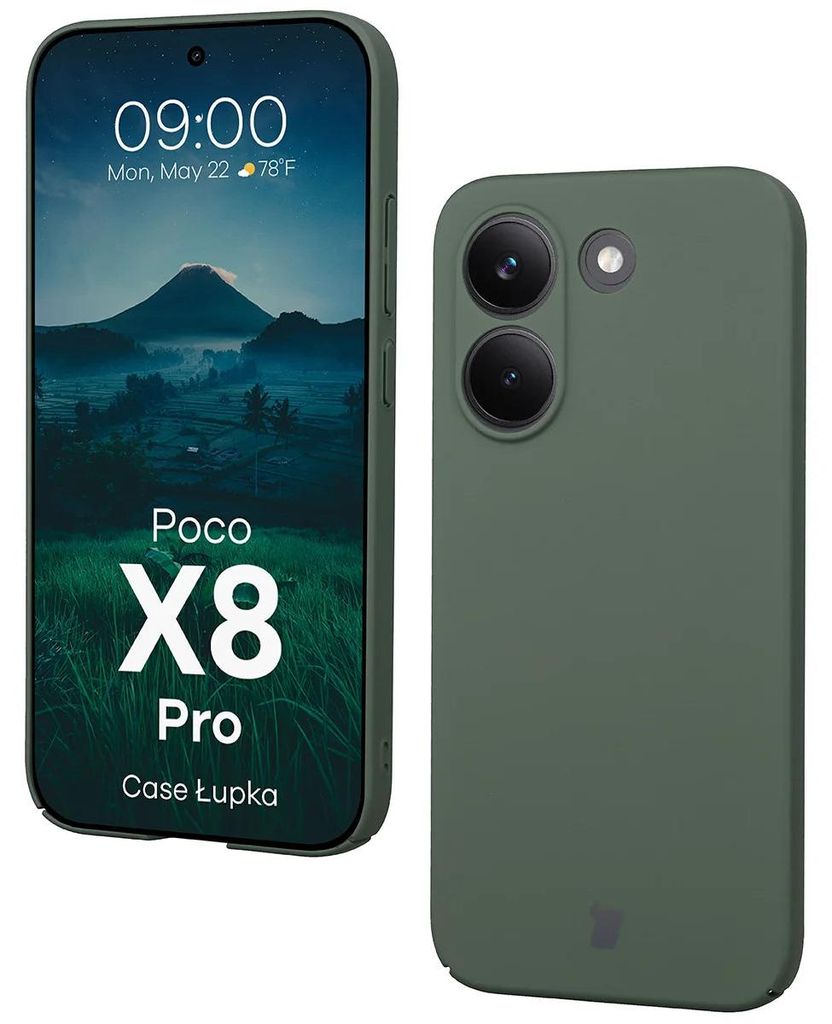 Handyhülle für Xiaomi POCO X8 Pro, Bizon Case Lupka, Grün Produktbild 