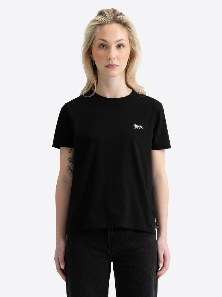 Frauen T-Shirt CRUDWELL Black/Ecru XS Lonsdale