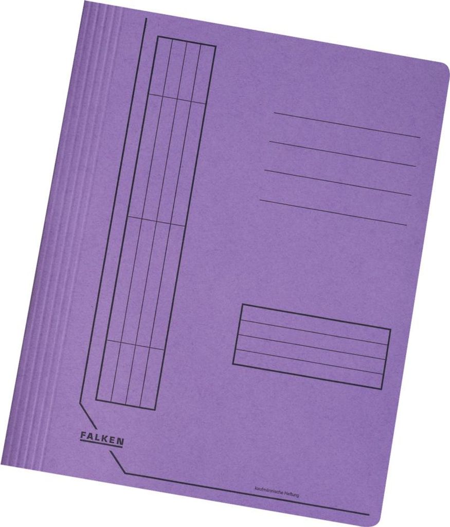 25 stuks FALKEN 11287596 snelheft, karton, A4, 240g/m², Productafbeelding 
