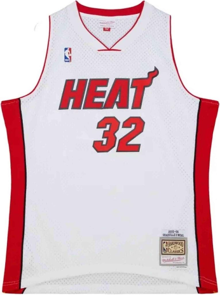 Mitchell & Ness NBA Swingman Shaquille O'Neal Miami Heat 2005-06 white XXL