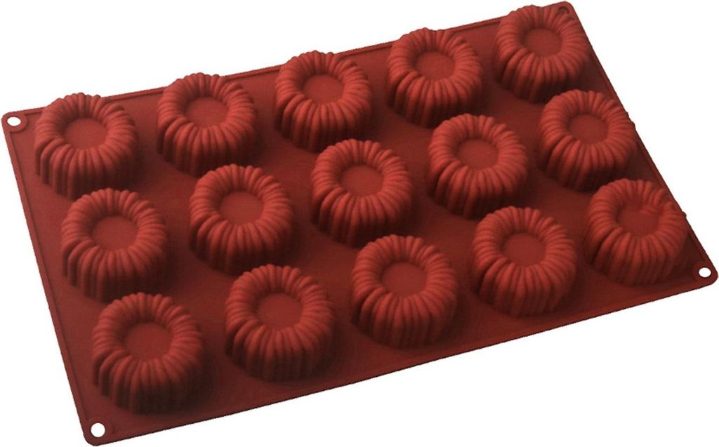 Silikon-Kuchenform, antihaftbeschichtet, wiederverwendbar, Backform für Schokolade, Gelee, Pudding, Süßigkeiten, Dessert, flexibel, für Zuhause...