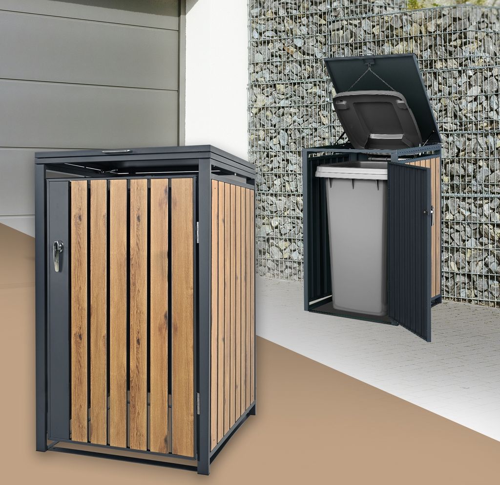 ML-Design 1 box na 1 odpadkový kôš 240L 68x80x116,3 cm Obrázok produktu 