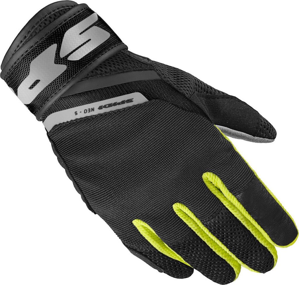Spidi Neo-S Motorradhandschuhe, schwarz/gelb, L