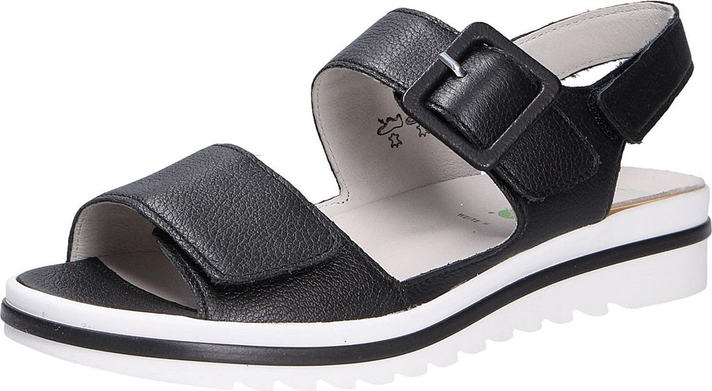 Waldläufer Damen Sandale HAKURA schwarz Größe EUR 37