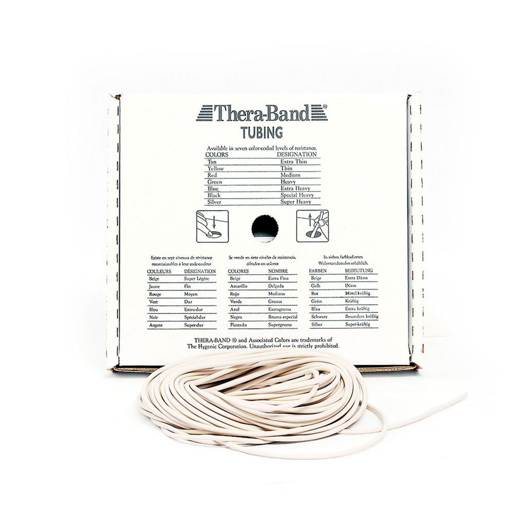 Thera-Band® 7,50m Tubing Tubes BEIGE Extra Dünn Produktbild 