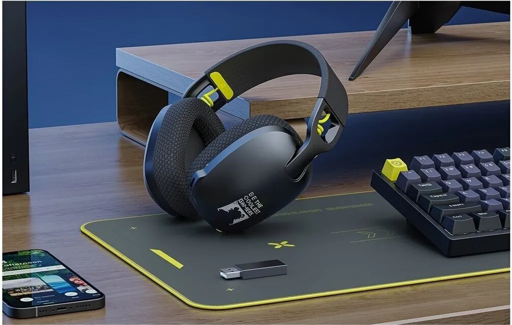 Cuffie Gamer Onikuma B2: Wireless 2.4G Low Latency per PS5 e PC - 6