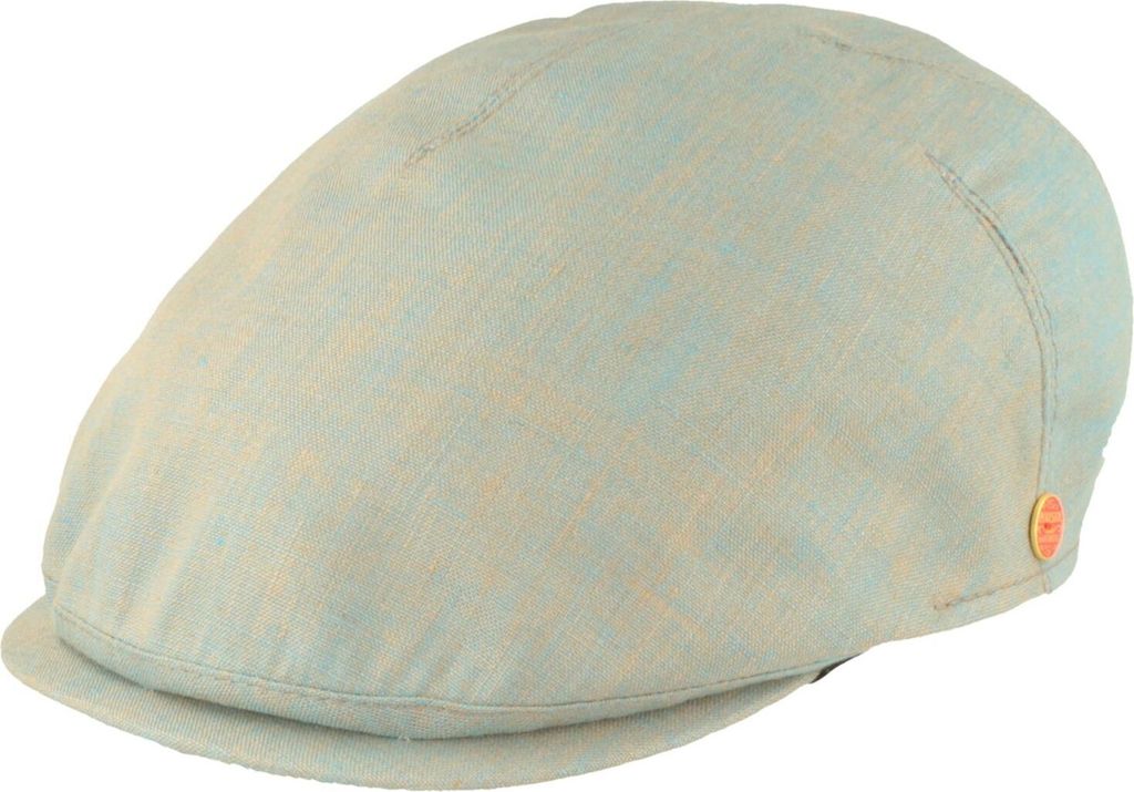 Mayser melierte Leinen Schiebermütze Sidney mit UV Schutz 30
