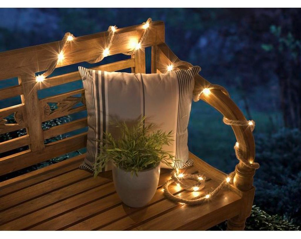 Hilight 507364 LED-Hanfseil 'Hilight' mit Schalter, mit Produktbild 