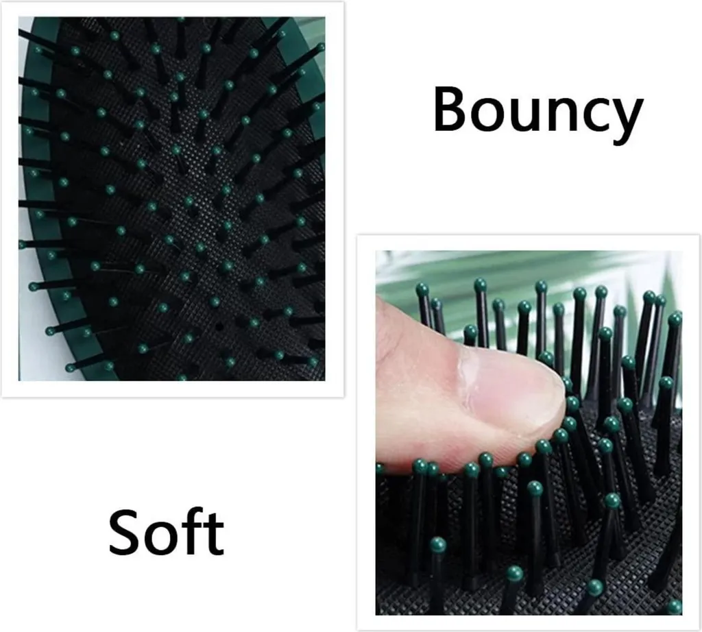 Démêlage Cheveux Longs sans Douleur avec la Brosse Ovale Antistatique x4