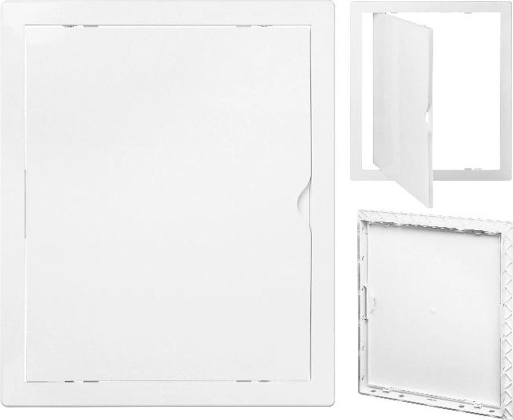 Virone | Revisionsklappe ID-25/30 - 26,5 x 31,5 cm - Weiß - Hochwertiges ABS - Universelle Montage