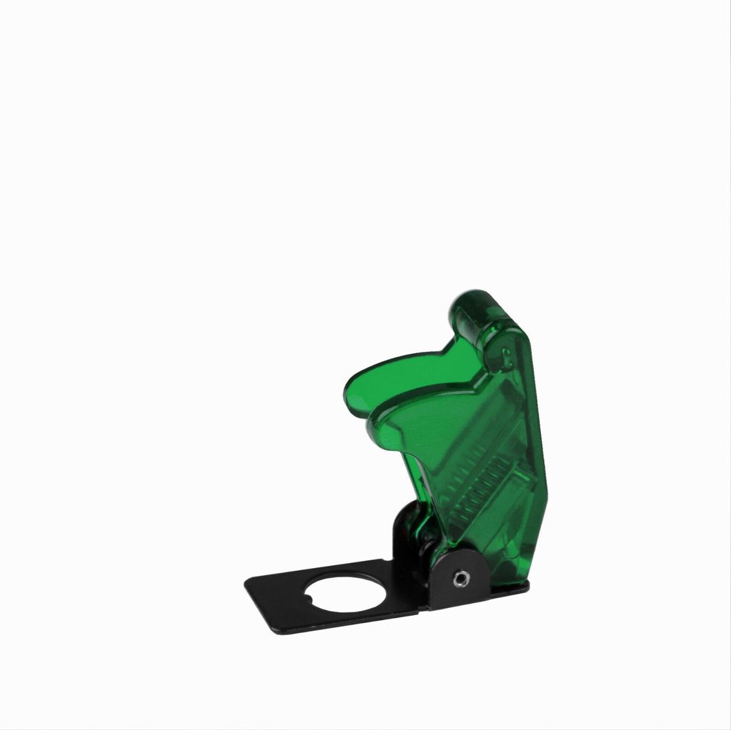 KFZ LED Kippschalter 12V 20A beleuchtet EIN AUS 1-polig Schalter Switch Boot Kappe Grün