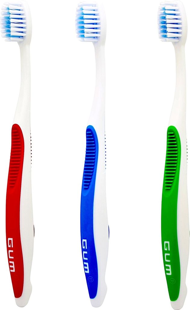 3x GUM Ortho KFO Zahnbürste124