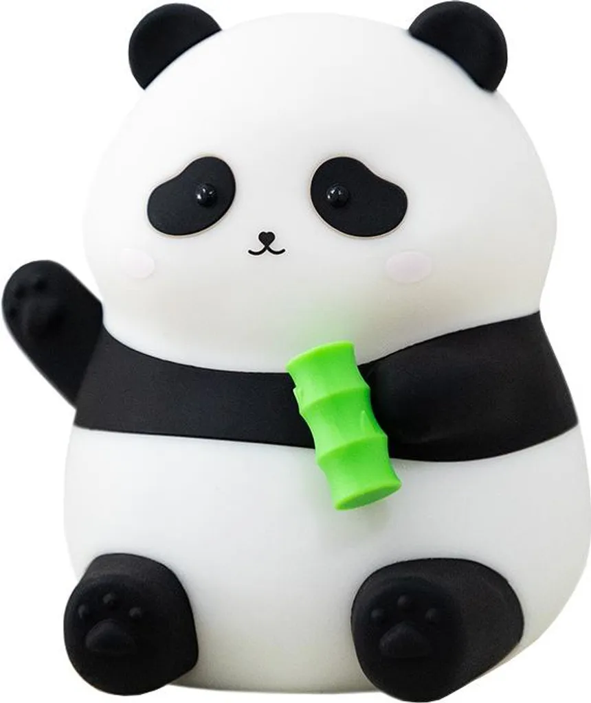 Veilleuse Panda Silicone avec Batterie USB et Luminosité Variable Douce