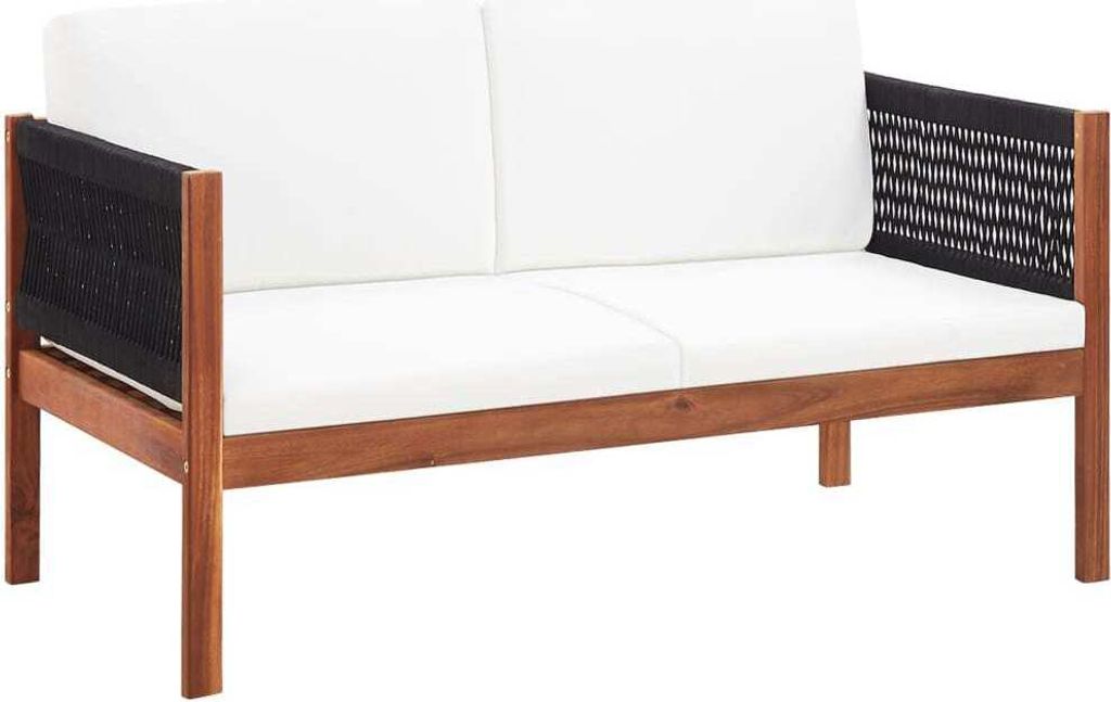 vidaXL 4-tlg. Garten-Lounge-Set Massivholz Akazie Produktbild 