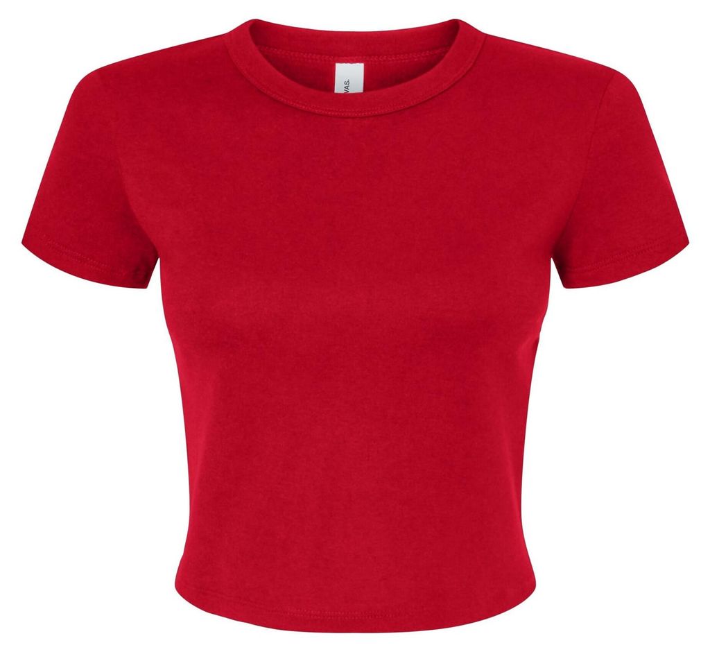 Bella + Canvas - kurzes T-Shirt für Damen FK2057 (XL) (Rot)