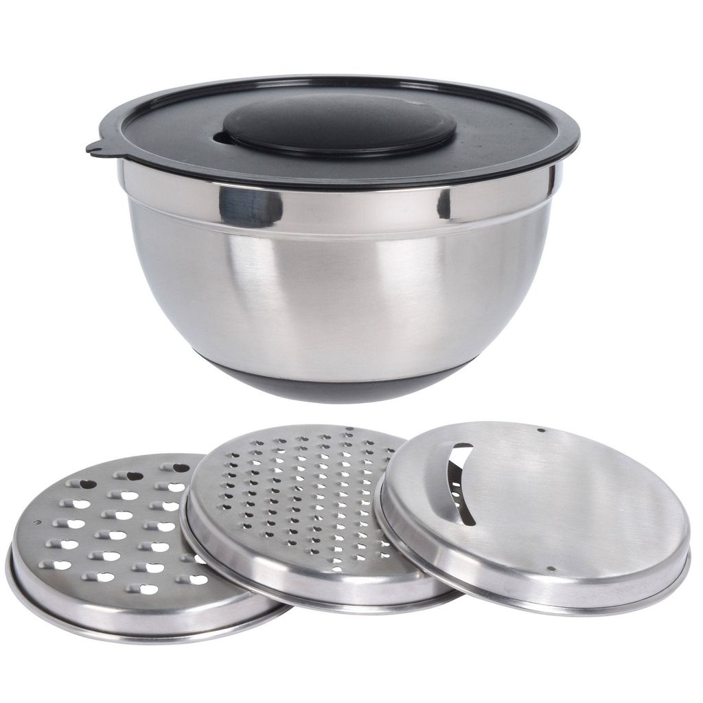 Excellent Houseware 4pcs Bol à mélanger avec embouts à Image du produit 
