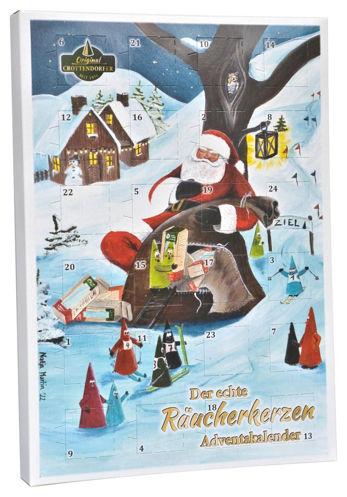 Crottendorfer  Räucherkerzen Adventskalender Design 2022 - Produktbild 