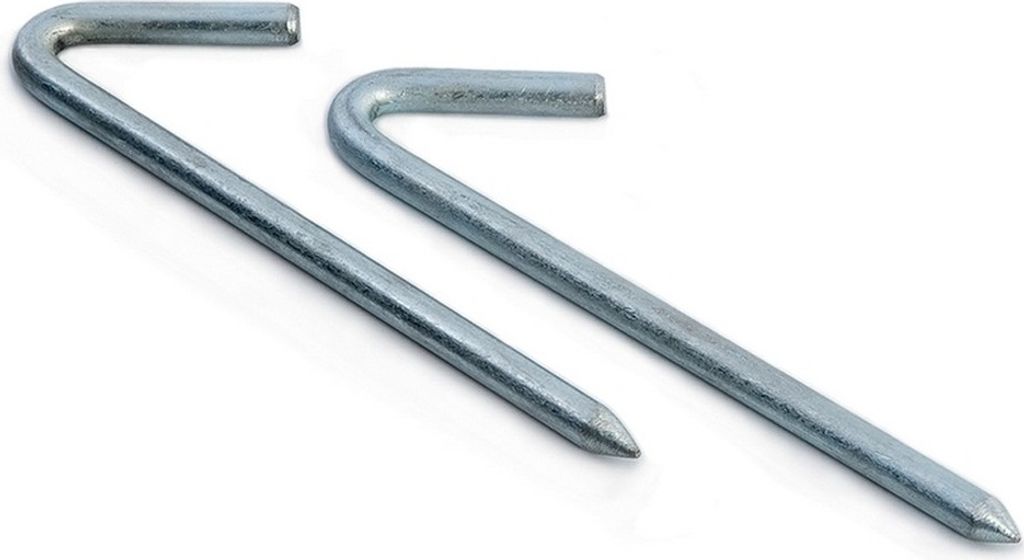 Precision - Netzheringe, Stahl 20er-Pack RD162 (Einheitsgröße) (Stahlgrau)