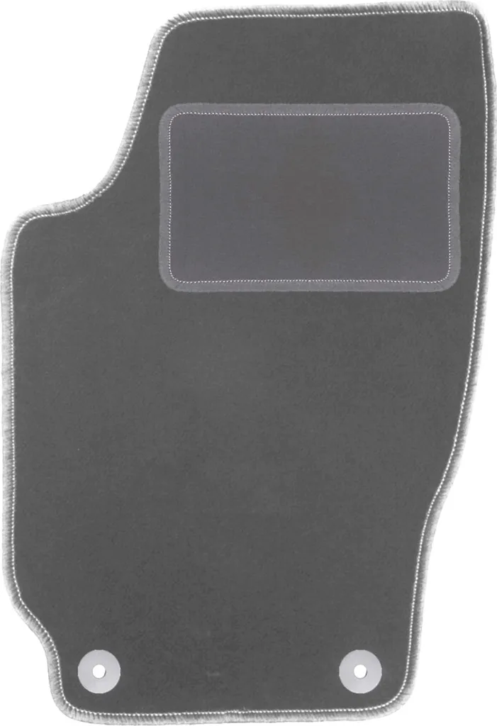 SMK Tappetino per conducente Velours Premium 1 pezzo compatibile con Skoda Octavia II 2004-2008 - Standard, Tessuto, Bronzo Lato conducente - Provate un nuovo comfort di guida con un tappetino in vell