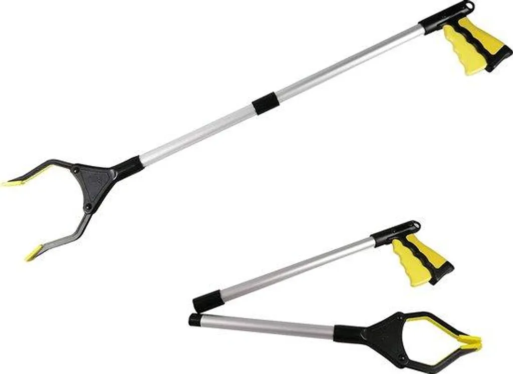Pince à déchets 90cm en aluminium léger – Outil de ramassage ergonomique